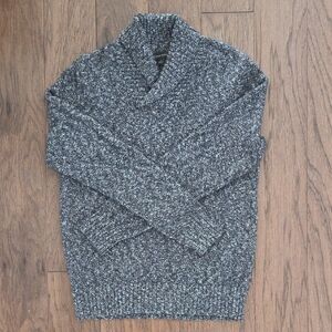Banana Republic Shawl Neck Gray Sweater